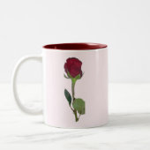Red Rose Tweekleurige Koffiemok (Links)