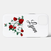 Red Rose Vine Apple iPhone 13, hard Case-Mate iPhone Case (Achterkant (horizontaal))