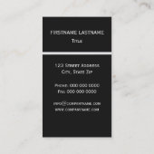 Red Rose Visitekaartje (Achterkant)