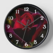 Red Rose Wall klok (Voorkant)
