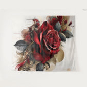 Red Rose Wandkleed (Voorkant (horizontaal))