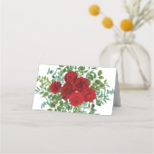 Red Rose Wedding Elegant Classic (Achterkant)