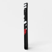 Red Rose Zebra Afdrukken gepersonaliseerd iPhone 5 Case-Mate iPhone Case (Achterkant/links)