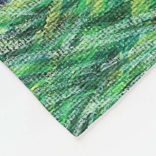 Red Rosella Bird Painting Fleece Deken (Hoek)