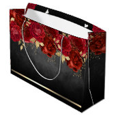 Red Roses 40e anniversaire grand sac cadeau (Dos Angle)