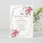 Red Roses, Afstudeerder Pet, Afstuderen Kaart (Staand voorkant)