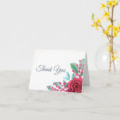 Red Roses bedankt Kaart (Gele Bloem)