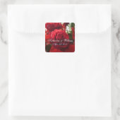 Red Roses Bewaar de datum Sticker (Tas)