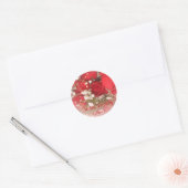 Red Roses Birthday Gift Label (Envelop)