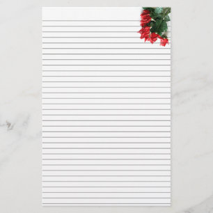 Red Roses Bouquet Stationery - kleine optionele li Briefpapier