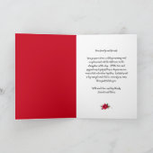 Red Roses bruiloft dank u bericht Bedankkaart (Binnen)