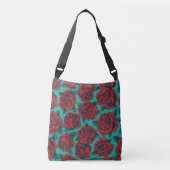 Red Roses Crossbody Bag Tas (Voorkant)