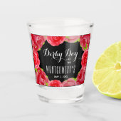 Red Roses Derby Day Shot Glas (Voorkant)