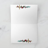 Red Roses et Carte Papillon Or (Intérieur)