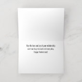 Red Roses et Foil Bonne carte d'anniversaire (Couchage intérieur)