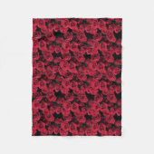 Red Roses Fleece Blanket (Voorkant)