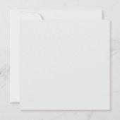 Red Roses floral Wedding Invitation Kaart (Achterkant)