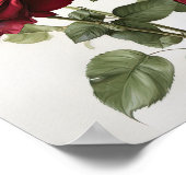 Red Roses Flower Art Print Poster (Hoek)