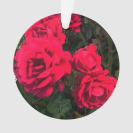 Red Roses Flowers Ornament