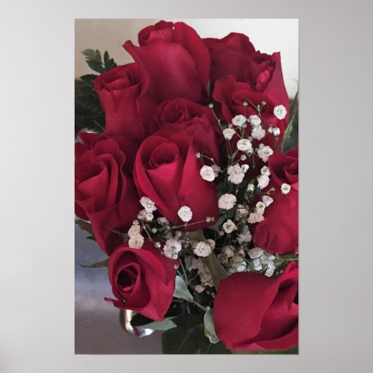 Red Roses Foto Poster (Voorkant)
