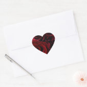 Red Roses Heart Sticker (Envelop)
