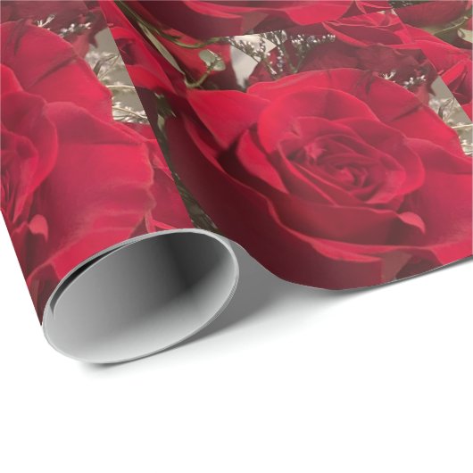 Red Roses inpakpapier (Rol Hoek)