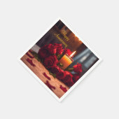 Red Roses Jubileum Servet (Hoek)