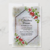 Red Roses kerst Kaart (Voorkant)