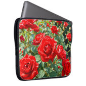 Red Roses Laptop Sleeve (Voorkant Rechts)