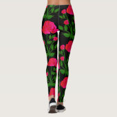 Red Roses Leggings noirs (Dos)