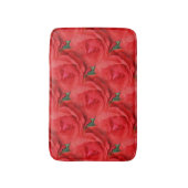 Red Roses Natuur Patroon Badmat (Voorkant Verticaal)