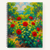 Red Roses Notebook Notitieboek (Voorkant)