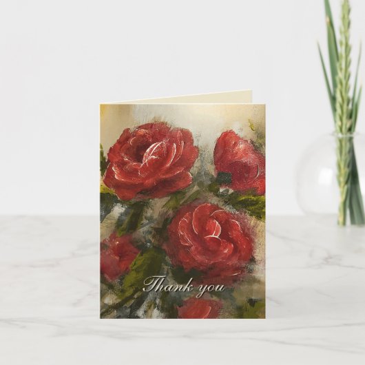 Red Roses Notitiekaartje (Voorkant)