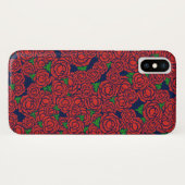 Red Roses Pattern Valentijn Art Flowers Case-Mate iPhone Case (Achterkant (horizontaal))