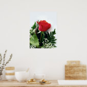 Red roses poster (Keuken)