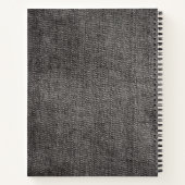 Red Roses Skull et Black Jean Carnet Arrière - pla (Dos)