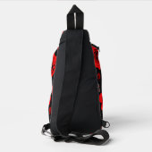 Red roses sling bag (Achterkant)