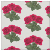 Red roses stof (Swatch)