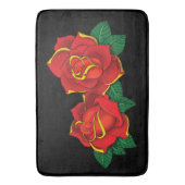 Red Roses Tattoo Badmat (Voorkant Verticaal)