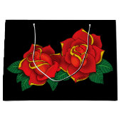 Red Roses Tattoo Groot Cadeauzakje (Voorkant)