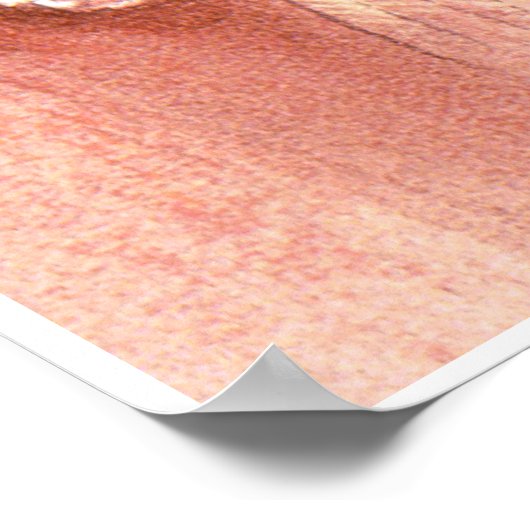 Red Roses Victorian Lady Élégant Décor Art Poster (Coin)