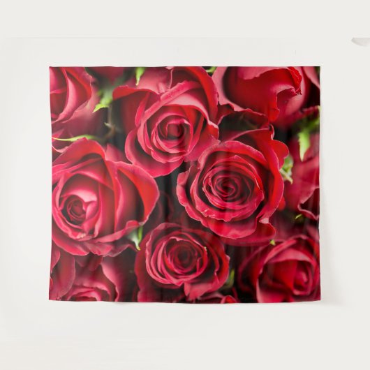 Red roses wandkleed (Voorkant (horizontaal))