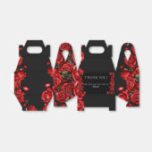 Red Roses Wedding Bedankdoosjes (Uitgevouwen)