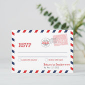 Red RSVP Postal Service Collectie (Staand voorkant)