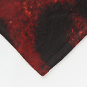 Red Ruby Animal Print Balket Fleece Deken (Hoek)