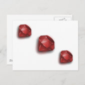 Red Ruby Briefkaart (Voorkant / Achterkant)