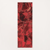 Red Ruby Carnelian Precious Stone Yoga Mat (Voorkant)