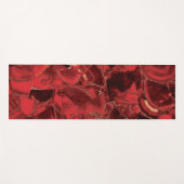Red Ruby Carnelian Precious Stone Yoga Mat (Voorkant (horizontaal))