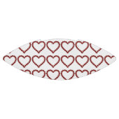 Red Ruby Gemstone Heart American Football (Paneel)