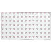Red Ruby Gemstone Heart Kussensloop (Voorkant-Links)
